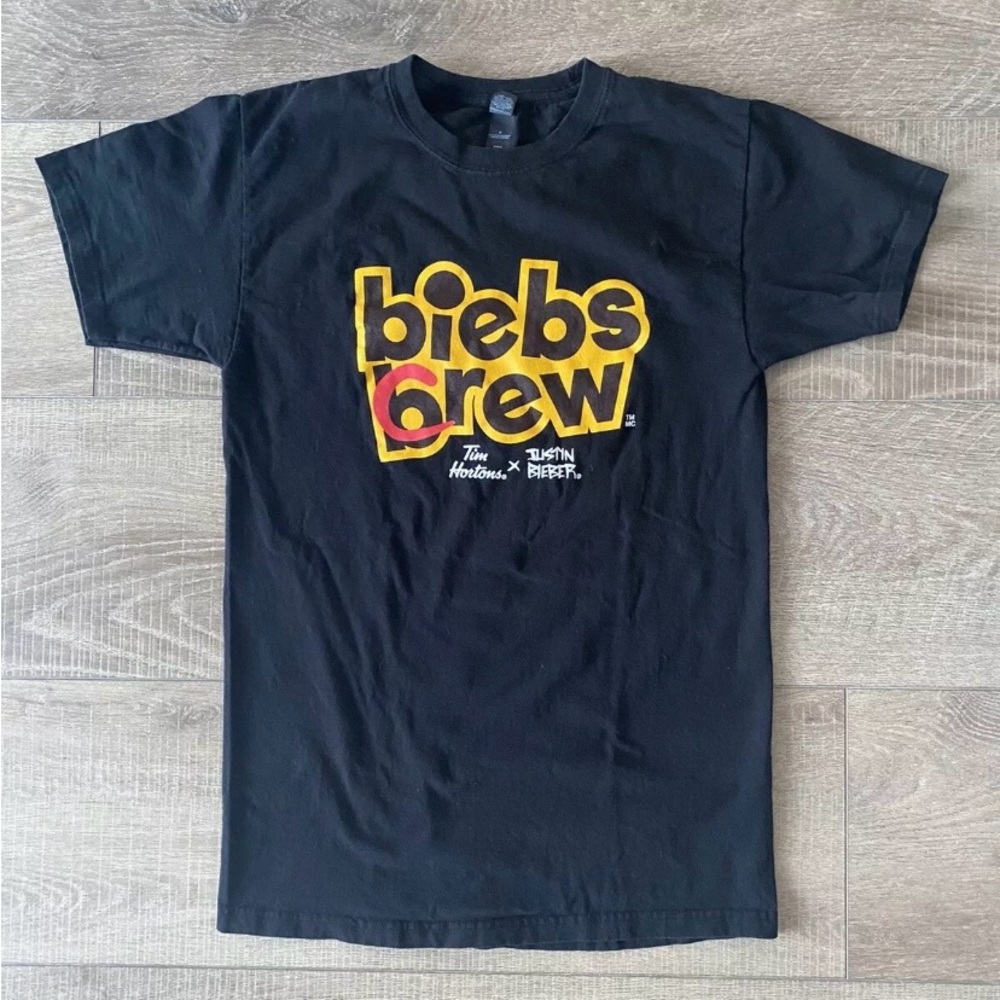Biebs Brew/Crew Shirt - Justin Bieber X Tim Hortons - SMALL